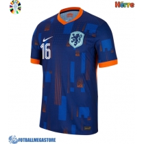 Fotballdrakt Herre Nederland Joey Veerman #16 Bortedrakt EM 2024 Kortermet